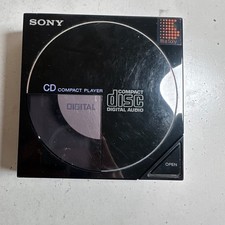 Vtg Sony Discman D-5 Black Portable CD Digital Audio Compact Player - Untested