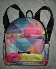 Betsey Johnson Rainbow Geometric Backpack