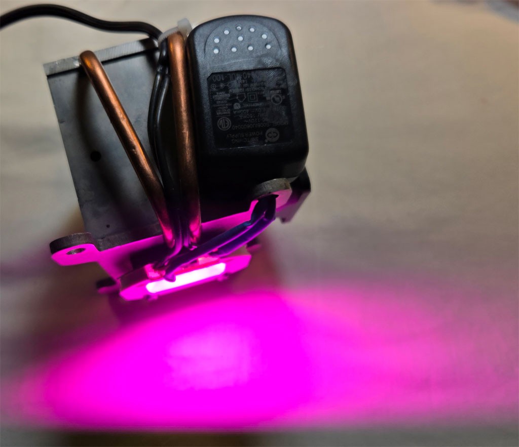 Handmade, in good condition, Pink color LED plant Grow light