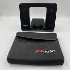 Polk Audio miDock Portfolio Portable Speaker Dock 30 Pin iPod AUX Case Works