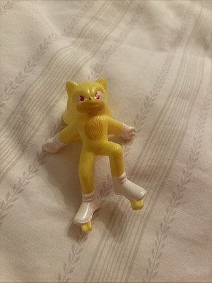 2022 McDonald's Sonic the Hedgehog 2 movie promotional toy Super Sonic.