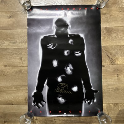 Ozzy Osbourne Signed Autographed Ozzmosis Poster 36x24 Mega Rare