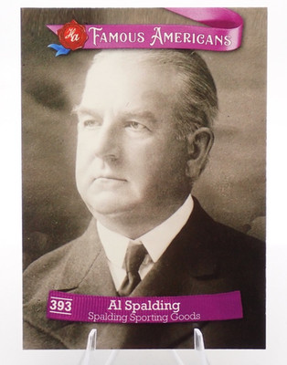 2025 Historic Autograph Famous Americans Al Spalding Sporting Goods No. 393