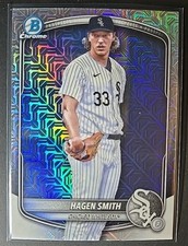 Hagen Smith 2025 Bowman Chrome Mega Box Mojo Refractor BCP-44 White Sox 