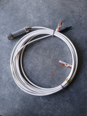 Ion Getter Pump / High Voltage Cable & Plug 0.8'' ID 2.4'' Throat 1.55'' Deep  Jeol