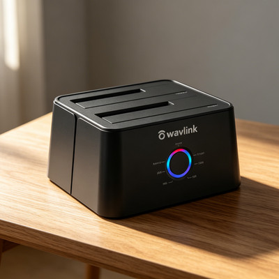 WAVLINK USB 3.0 SATA HDD SSD Docking Station Offline Clone 2.5''/3.5'' Hard Drive