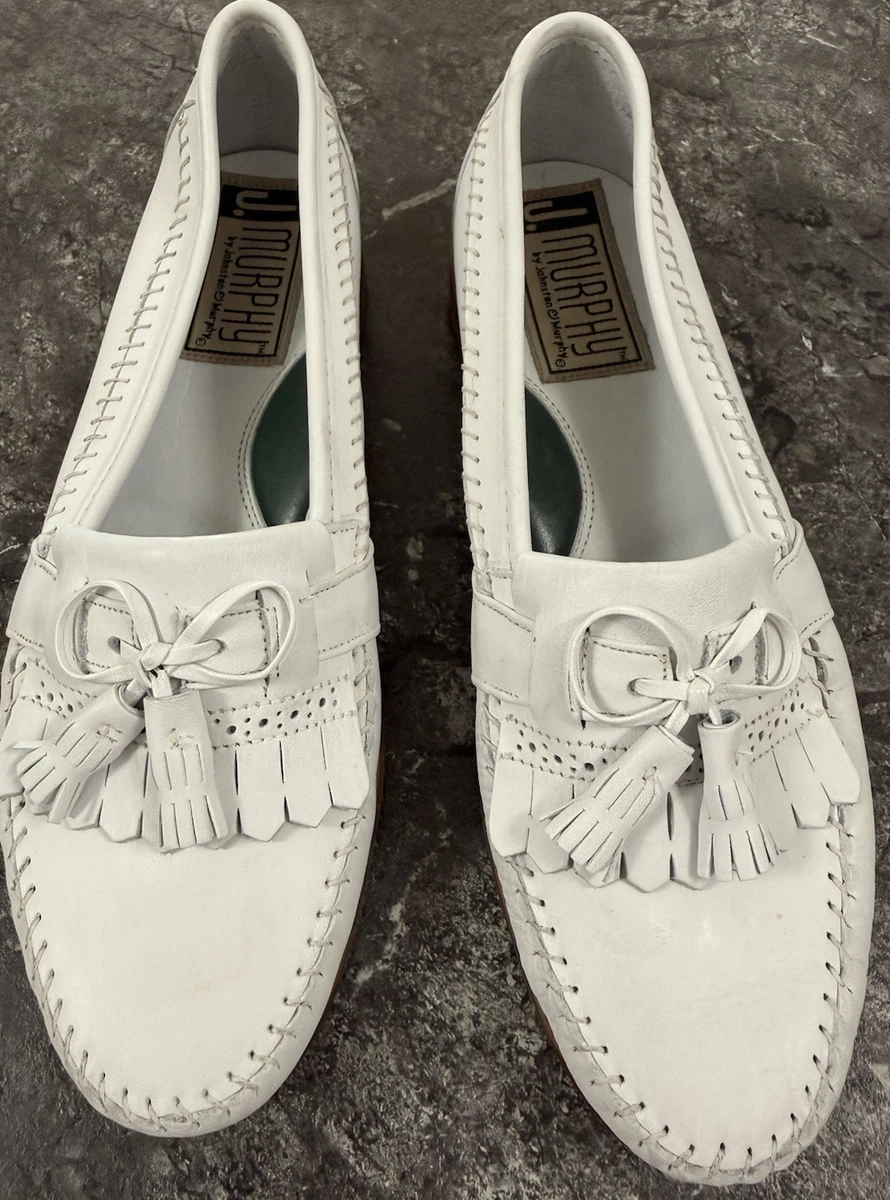 Johnston & Murphy Loafer White Casual Shoes for Men for sale  display picture 1