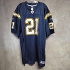VTG Reebok Authentic NFL San Diego Chargers LaDainian Tomlinson 21 Jersey 56 3XL