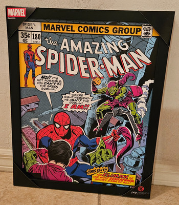 Pop Creation Marvel Amazing Spider-Man Green Goblin Comic #180 20x15 Wall Art