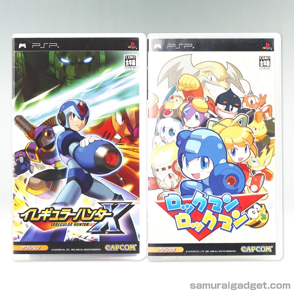 Mega Man Maverick Hunter X & Mega Man Powered Up (Rockman Rockman) PSP [Japon]