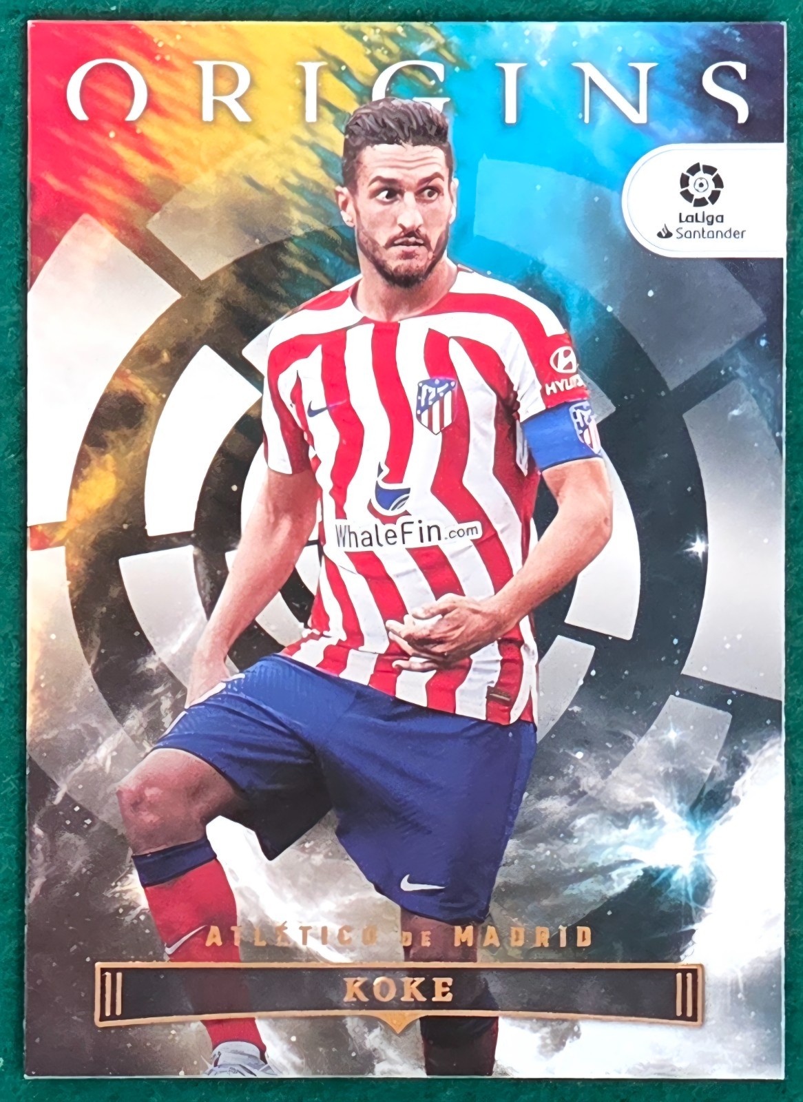 Koke -  2022-23 Panini Chronicles La Liga #79 - Madrid Origins Soccer Card