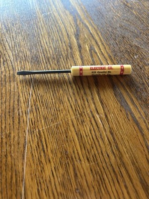 Vintage Advertising Pocket Screwdriver H. A. Walker Electric Co. Norfolk, VA