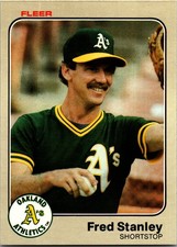 1983 Fleer Fred Stanley #534