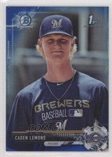 2017 Bowman Draft Chrome Blue Refractor /150 Caden Lemons #BDC-66 3pb