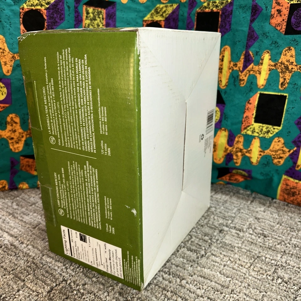 12 Pack CFL LIGHT BULBS 14 Watt 14w Fluorescent 60 W Equivalent BRAND NEW - Image 4 of 4