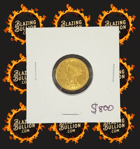 1879 S. $2 1/2  Liberty Head Quarter Eagle Gold Coin