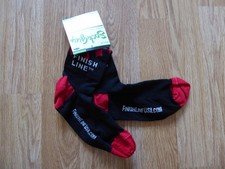 SockGuy Fahrradsocken NEU schwarz/rot Large (Renn MTB Gravel Triathlon Touring CX)