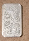 2020 Year of the Dragon Silver Bar Perth Mint, Rectangular, 1 oz