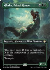 Ghalta, Primal Hunger (Borderless) -Foil Light Play MTG Special Guests