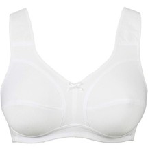 Naturana Women's Soft Cup Full Coverage Bra, 42B, White - Ultimate Comfort