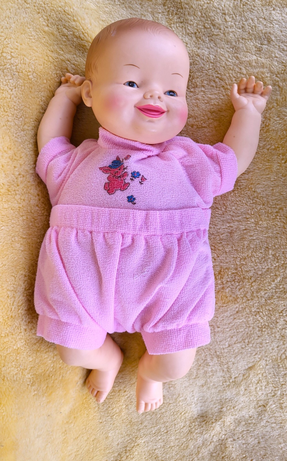 Vintage Horsman Happy Baby Doll 15"