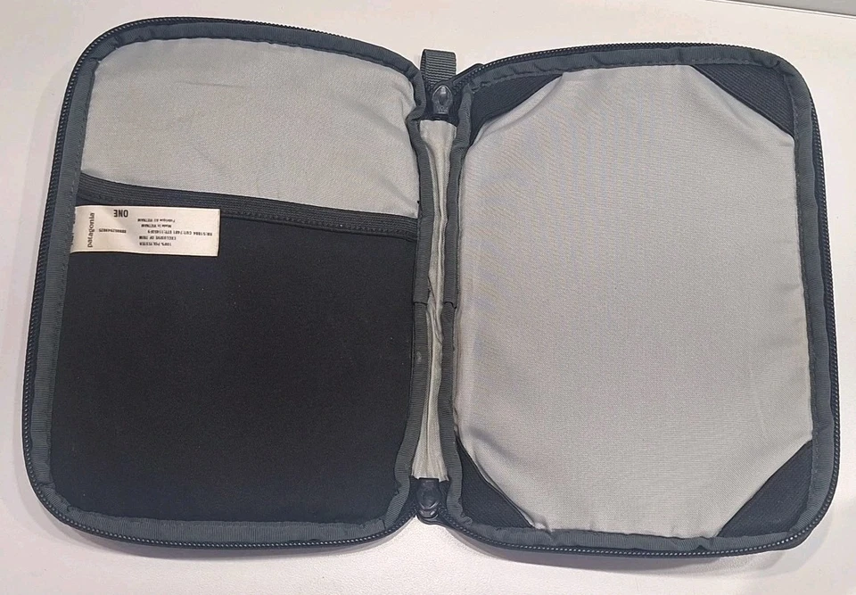 Patagonia One Black Technology/Travel Case 9" x 6" #7481 - Image 2 of 4