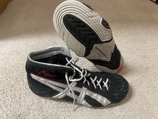 ASICS Men's Dan Gable Ultimate Wrestling Shoes Red/Grey, Size 13