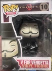 Funko Pop Movies V For Vendetta #10 Guy Fawkes Vaulted Retired With Protector