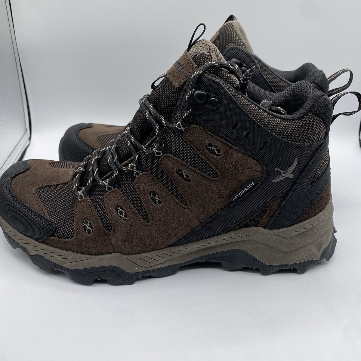Eddie Bauer Men\'s 9M Maple Ridge Brown and Black Hiking Boots Rugged Design Eddie Bauer Men main image 2