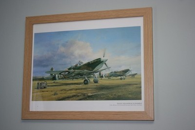 Robert Taylor framed print - Eagle Squadron Scramble