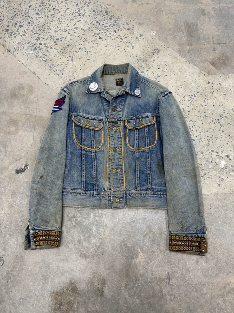 (60〜70s)(Lee101J) ヴィンテージデニムジャケットUSA Vintage 60s 70s Lee 101-J Denim Jacket Sanforized USA 38