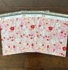 10 OR 20 Pack - 12x15.5" Large Beautiful Bloom Designer Poly Mailers