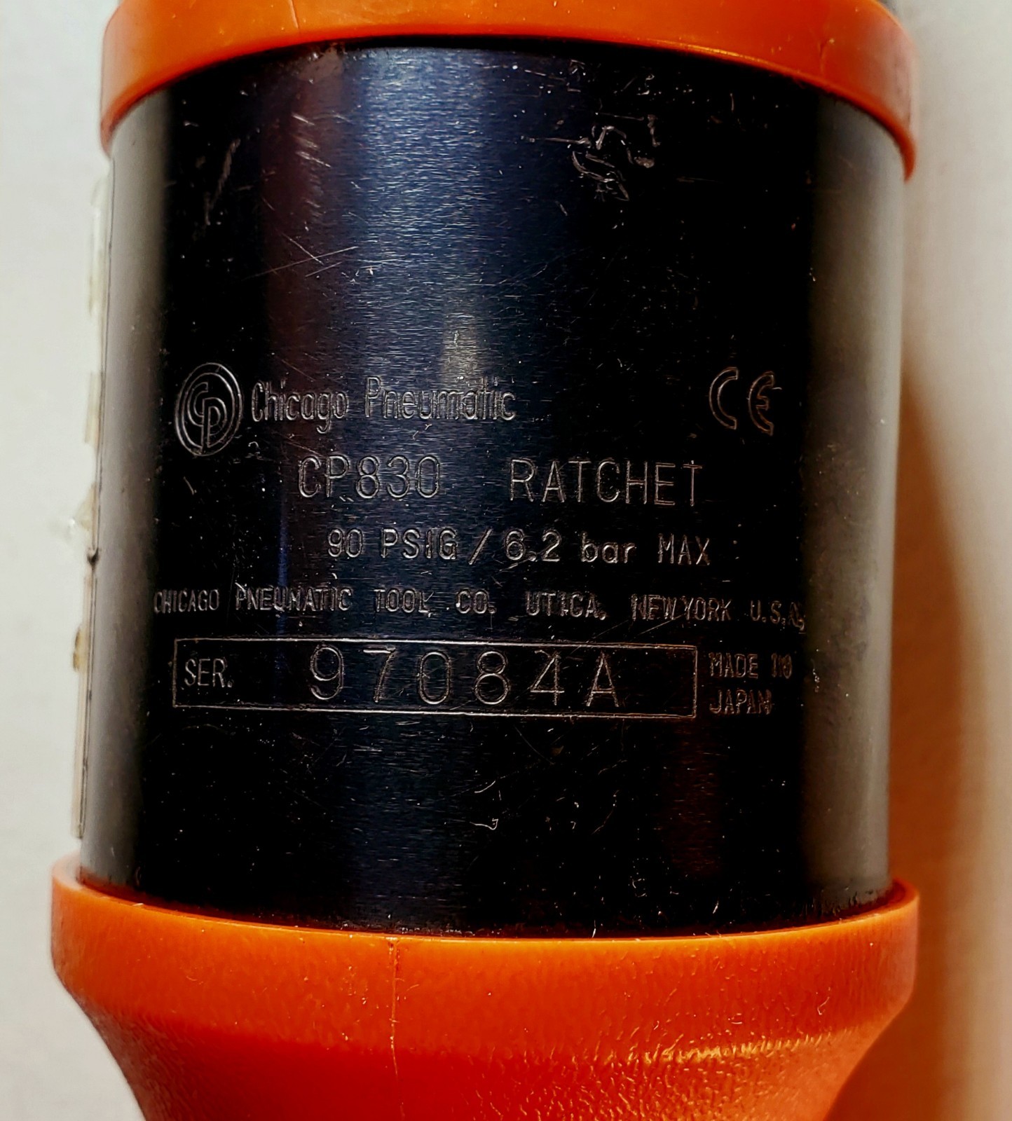 Central Pneumatic 3/8 CP830 High Torque Air Rachet Made In JAPAN Heavy Duty 