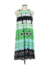 AB Studio Women Green Casual Dress L