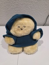 Vintage 80  s Fair Tag CHUBBLES Plush Stuffed Animal w/Teal Cloak Not Tested