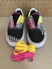 Vans Era Juxtapoze Pack Men s 7 Women s 8.5 Black/Multi Color Athletic Sneakers