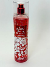 Bath  Body Works WINTER CHERRY BLOSSOM Fine Fragrance Mist 8 oz LOW FILL Retire