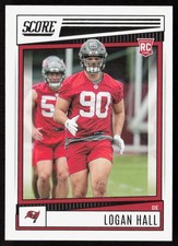 2022 Score #359 Logan Hall Rookie Card