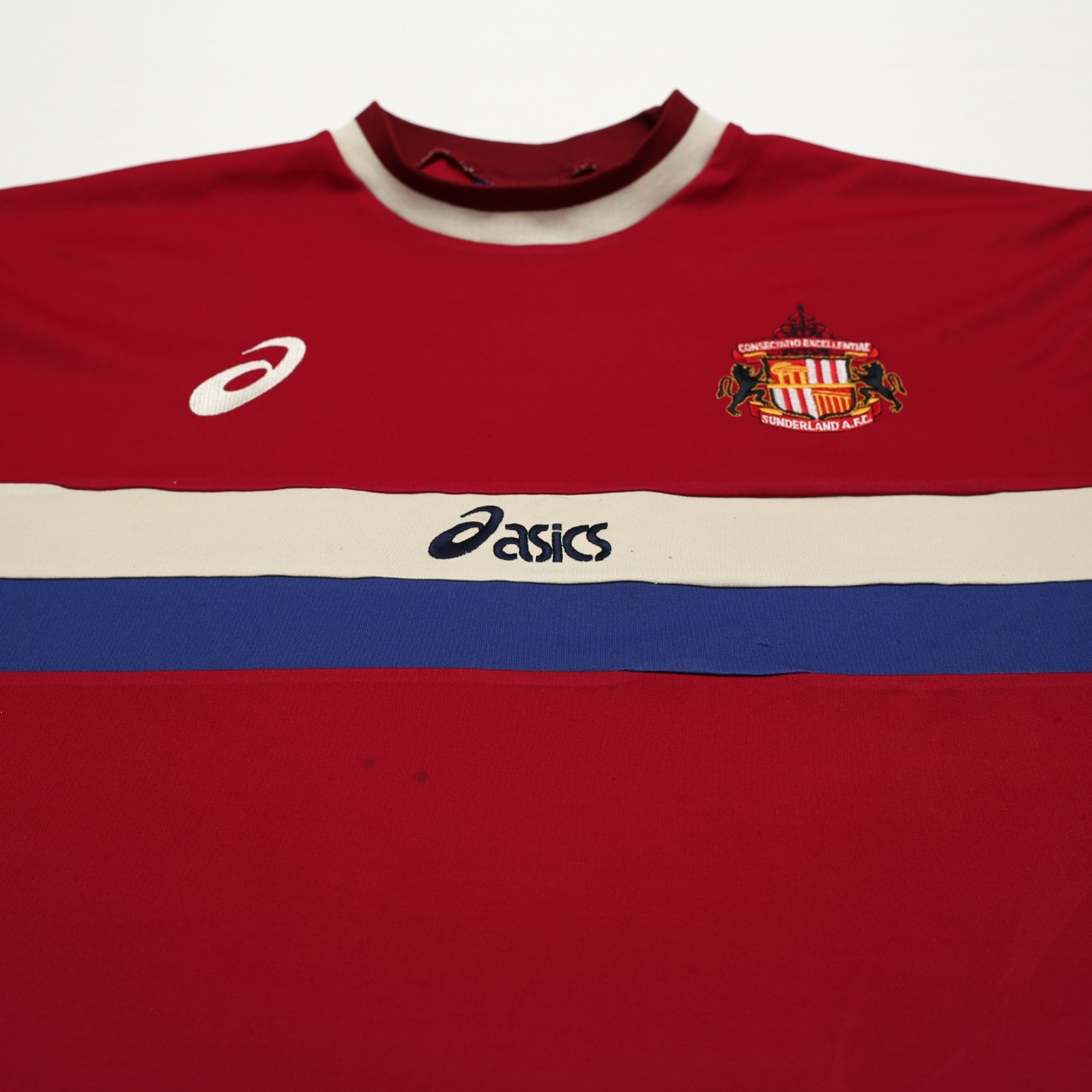 1997/99 Sunderland Vintage Asics Football Training Shirt (XL) thumbnail 4