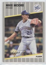 1989 Fleer Mike Moore #554 0d7n