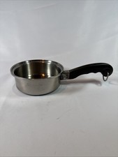 Saladmaster 1 Quart Sauce Pan 18-8 Tri-Clad Stainless Steel No Lid Dallas VTG