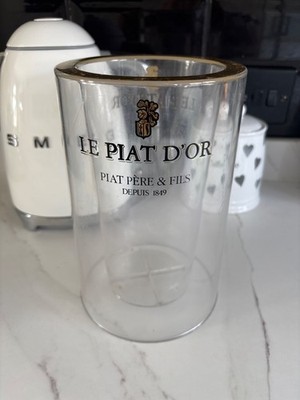 VINTAGE LE PIAT D'OR WEINFLASCHENKÜHLER EISKÜBEL WERBUNG