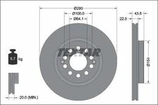 Disque de frein Mg ZS