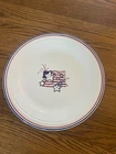 Fiesta Fiestaware Stars And Stripes Dinner Tray Plate Flag Serving Platter USA