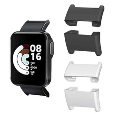 Wristband Bracelet for Mi Watch Lite/Redmi Band Metal Link Connector Adapters 2x