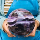 5.87 LB Natural Rainbow Fluorite Sphere Collectible Decor Healing Stone 5509 — photo 6