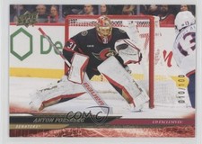 2024-25 Upper Deck Series 2 Exclusives 10/100 Anton Forsberg #371 1o1w