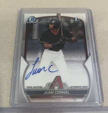 2023 Bowman Chrome Prospect Autographs #CPAJCL Juan Corniel ROOKIE 1st AUTO