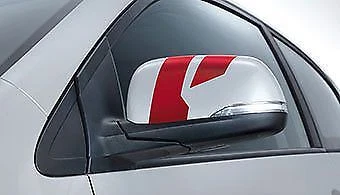 Genuine Kia Picanto 2011 Onwards Sporty Dark Red Mirror Decals 1Y430ADE00DR