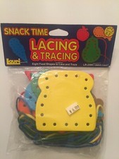 Lacing  Tracing Snack Time by Lauri Toys NEW LR-2580